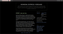 Desktop Screenshot of kondom-express-versand.blogspot.com