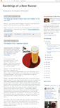 Mobile Screenshot of beer-runner.blogspot.com