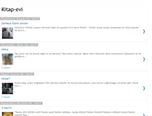 Tablet Screenshot of kitap-evi.blogspot.com
