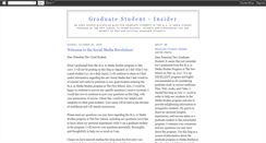 Desktop Screenshot of graduatestudent-insider.blogspot.com