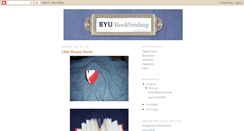 Desktop Screenshot of byubookbinding.blogspot.com