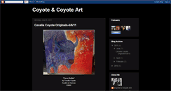 Desktop Screenshot of coyoteart.blogspot.com