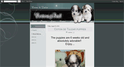 Desktop Screenshot of cottonballcotons.blogspot.com