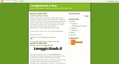 Desktop Screenshot of lavaggiostrade.blogspot.com