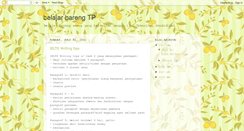 Desktop Screenshot of belajar-tp.blogspot.com