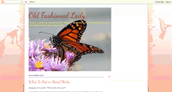 Desktop Screenshot of oldfashionedlady.blogspot.com
