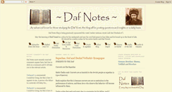 Desktop Screenshot of dafnotes.blogspot.com