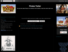 Tablet Screenshot of pirates-movie-trailer.blogspot.com