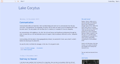 Desktop Screenshot of lakecocytus.blogspot.com