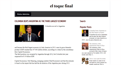 Desktop Screenshot of eltoquefinal.blogspot.com