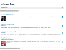 Tablet Screenshot of eltoquefinal.blogspot.com