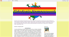 Desktop Screenshot of cidadaniahomossexual.blogspot.com