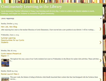 Tablet Screenshot of curtiselementarylibrary.blogspot.com