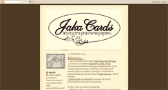 Desktop Screenshot of jakacards.blogspot.com