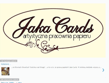 Tablet Screenshot of jakacards.blogspot.com