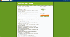 Desktop Screenshot of healthcircularsrilanka.blogspot.com