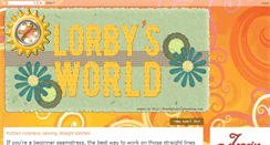 Desktop Screenshot of lorbysworld.blogspot.com