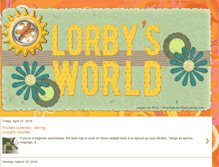 Tablet Screenshot of lorbysworld.blogspot.com