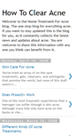 Mobile Screenshot of home-treatment-for-acne.blogspot.com