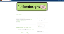 Desktop Screenshot of fruitiondesigns.blogspot.com