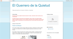 Desktop Screenshot of elguerrerodelaquietud.blogspot.com