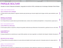 Tablet Screenshot of parquebolivarmedellin.blogspot.com