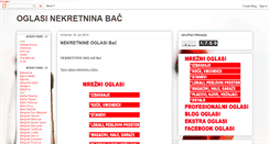 Desktop Screenshot of nekretninebac.blogspot.com