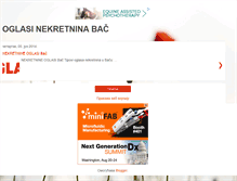 Tablet Screenshot of nekretninebac.blogspot.com