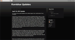 Desktop Screenshot of kornblue.blogspot.com