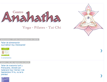 Tablet Screenshot of centroanahatha.blogspot.com