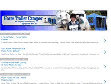 Tablet Screenshot of horsetrailercamper.blogspot.com