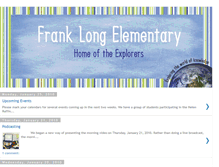 Tablet Screenshot of franklongelementary.blogspot.com