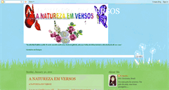 Desktop Screenshot of naturezaemversos.blogspot.com