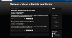 Desktop Screenshot of massageerotiquedomicilepourfemme.blogspot.com