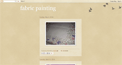 Desktop Screenshot of fabricpaintingdesigns.blogspot.com