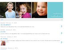 Tablet Screenshot of capturingmotherhood.blogspot.com