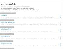 Tablet Screenshot of interactionsells.blogspot.com