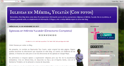 Desktop Screenshot of iglesiasenmeridayucatan.blogspot.com