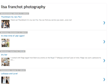 Tablet Screenshot of lisafranchotblog.blogspot.com