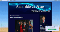 Desktop Screenshot of amarildovereador.blogspot.com