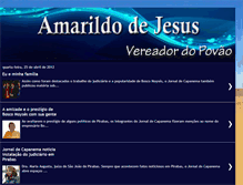 Tablet Screenshot of amarildovereador.blogspot.com