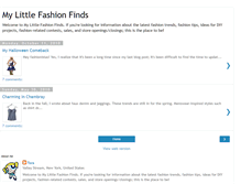 Tablet Screenshot of mylittlefashionfinds.blogspot.com