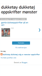 Mobile Screenshot of dukkekler-oppskrifter.blogspot.com