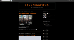 Desktop Screenshot of lekkerboeiend.blogspot.com