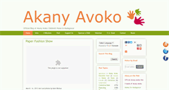 Desktop Screenshot of akany-avoko.blogspot.com