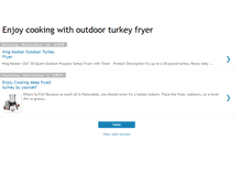 Tablet Screenshot of outdoor-turkey-fryer.blogspot.com