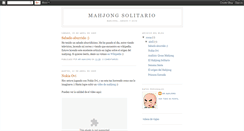 Desktop Screenshot of mahjongsolitario.blogspot.com