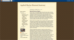 Desktop Screenshot of marinemammalanatomy.blogspot.com