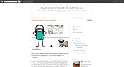 Desktop Screenshot of bannedfromwikipedia.blogspot.com