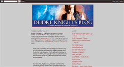 Desktop Screenshot of deidreknight.blogspot.com